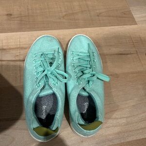 Allbirds Mint Green Lace-Up Sneakers
